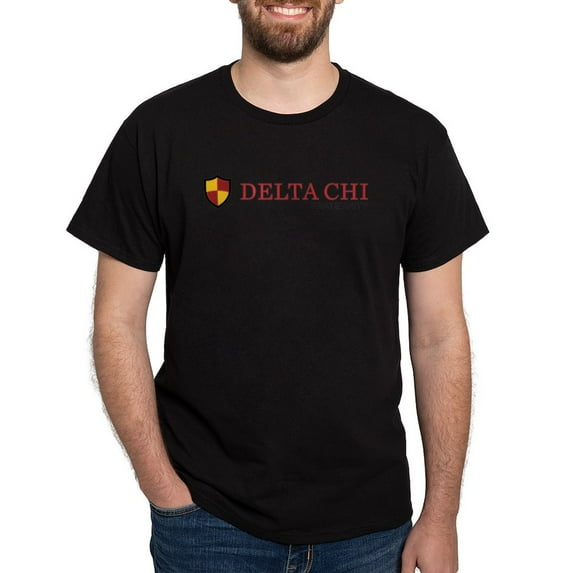 CafePress - Delta Chi Fraternity Full Color Logo T Shirt - Men's Classic Graphic Cotton T-Shirt