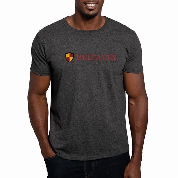CafePress - Delta Chi Fraternity Full Color Logo T Shirt - Men's Classic Cotton T-Shirts