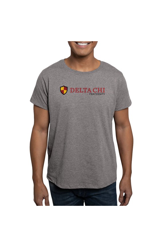 - Delta Chi Fraternity Full Color Logo T Shirt - Men's Fitted T-Shirt