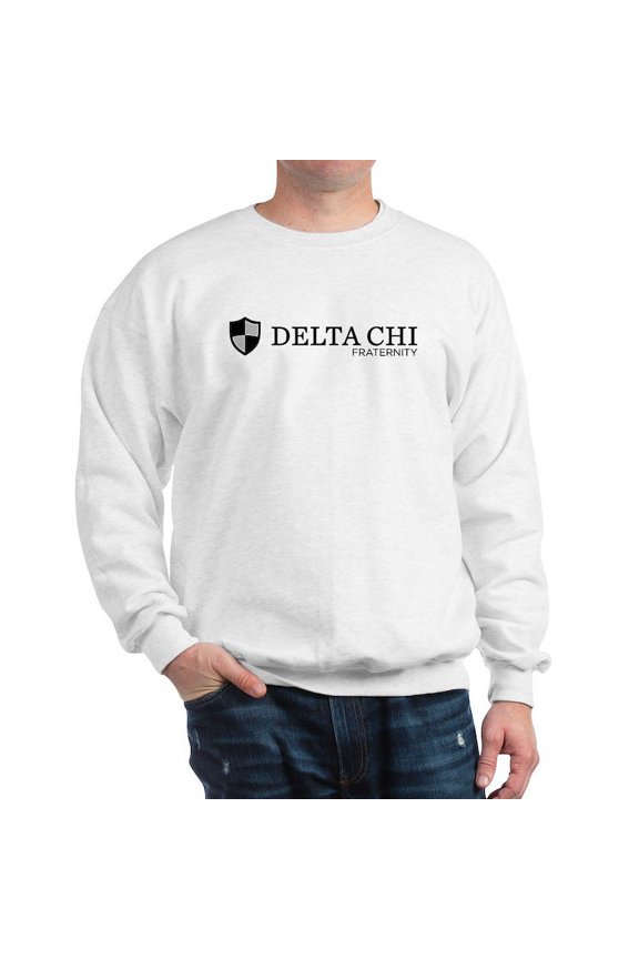 - Delta Chi Fraternity Logo Sweatshirt - Crew Neck Sweatshirt