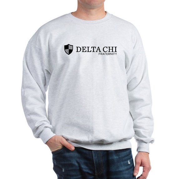 CafePress - Delta Chi Fraternity Logo Sweatshirt - Crew Neck Sweatshirt