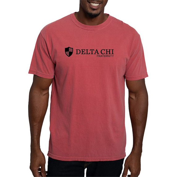CafePress - Delta Chi Fraternity Logo T Shirt - Mens Comfort Colors Shirt
