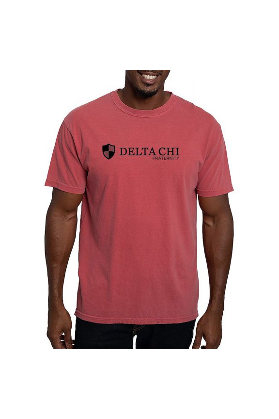 - Delta Chi Fraternity Logo T Shirt - Mens Comfort Colors Shirt
