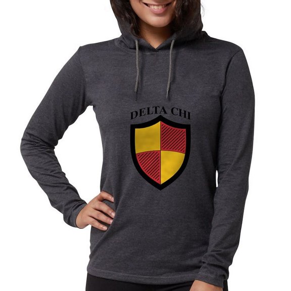 CafePress - Delta Chi Full Color Icon Long Sleeve T Shirt - Womens Hooded Shirt