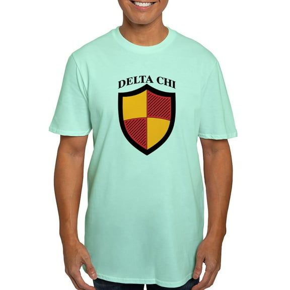 CafePress - Delta Chi Full Color Icon T Shirt - Men's Fitted T-Shirt