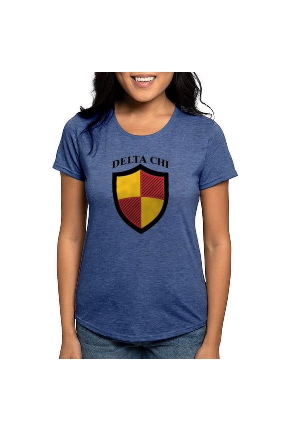 - Delta Chi Full Color Icon T Shirt - Womens Tri-blend T-Shirt