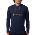 thumbnail image 1 of CafePress - Delta Chi Logo Yellow Long Sleeve T Shirt - Mens Hooded Shirt, 1 of 3