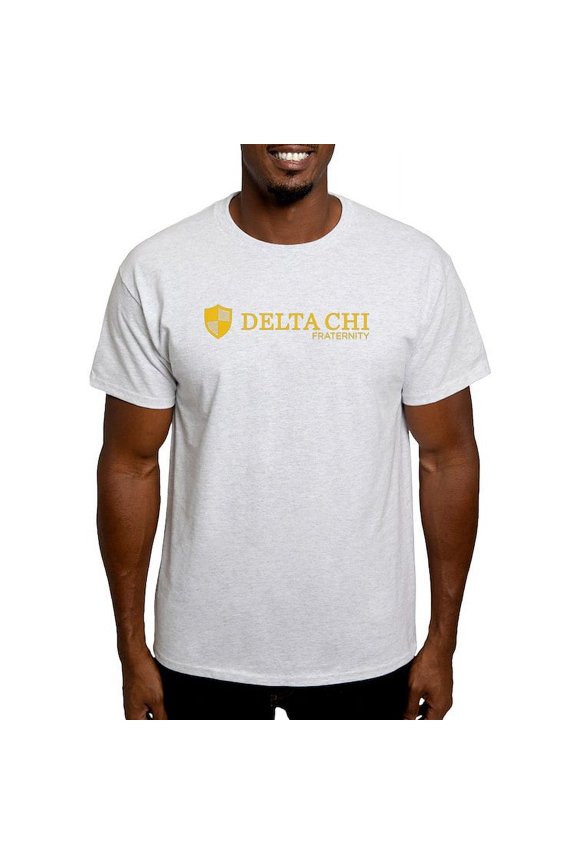 - Delta Chi Logo Yellow T Shirt - Men's Classic Graphic T-Shirt