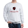thumbnail image 1 of CafePress - Delta Chi Vertical Black And Red Logo Sweatshirt - Crew Neck Sweatshirt, 1 of 4
