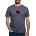 thumbnail image 1 of CafePress - Delta Chi Vertical Black And Red Logo T Shirt - Mens Tri-blend T-Shirt, 1 of 4