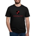 thumbnail image 1 of CafePress - Delta Chi Vertical Black And Red Logo T Shirt - Mens Tri-blend T-Shirt, 1 of 4