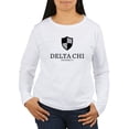thumbnail image 1 of CafePress - Delta Chi Vertical Black Logo Long Sleeve T Shirt - Women's Long Sleeve Graphic Casual T-Shirt, 1 of 4