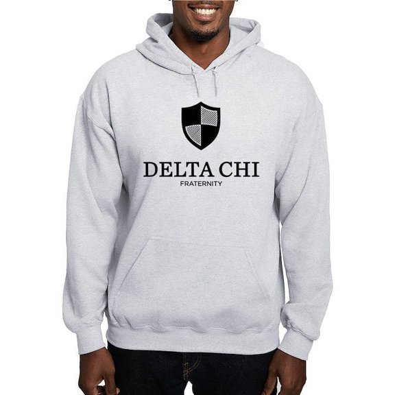 CafePress - Delta Chi Vertical Black Logo Sweatshirt - Pullover Hoodie, Hooded Sweatshirt