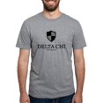thumbnail image 1 of CafePress - Delta Chi Vertical Black Logo T Shirt - Mens Tri-blend T-Shirt, 1 of 4