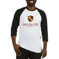 thumbnail image 1 of CafePress - Delta Chi Vertical Color Logo Baseball Jersey - Cotton Baseball Jersey, 3/4 Raglan Sleeve Shirt, 1 of 4