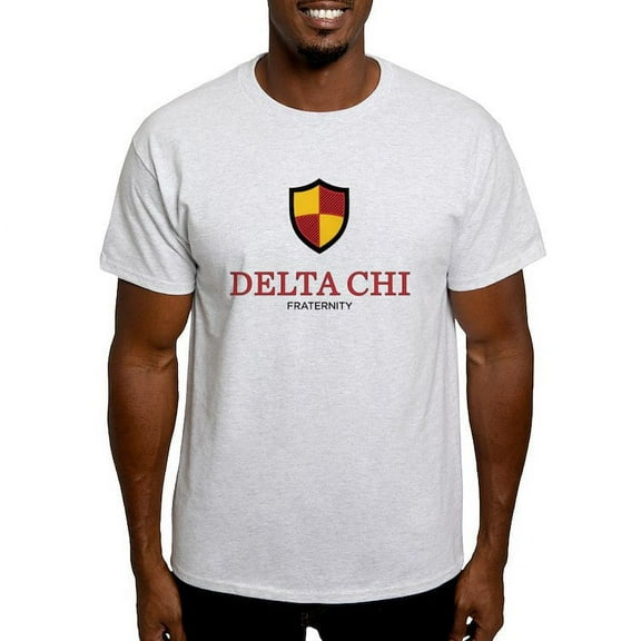 CafePress - Delta Chi Vertical Color Logo T Shirt - Men's Classic Graphic T-Shirt
