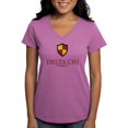 thumbnail image 1 of CafePress - Delta Chi Vertical Color Logo T Shirt - Women's V-Neck Dark T-Shirt, 1 of 4