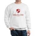 thumbnail image 1 of CafePress - Delta Chi Vertical Red Logo Sweatshirt - Crew Neck Sweatshirt, 1 of 4