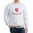 thumbnail image 1 of CafePress - Delta Chi Vertical Red Logo Sweatshirt - Crew Neck Sweatshirt, 1 of 4