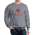 thumbnail image 1 of CafePress - Delta Chi Vertical Red Logo Sweatshirt - Crew Neck Sweatshirt, 1 of 4