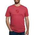 thumbnail image 1 of CafePress - Delta Chi Vertical Red Logo T Shirt - Mens Tri-blend T-Shirt, 1 of 4