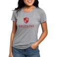 thumbnail image 1 of CafePress - Delta Chi Vertical Red Logo T Shirt - Womens Tri-blend T-Shirt, 1 of 4
