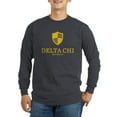thumbnail image 1 of CafePress - Delta Chi Vertical Yellow Logo Long Sleeve T Shirt - Long Sleeve Dark T-Shirt, 1 of 4