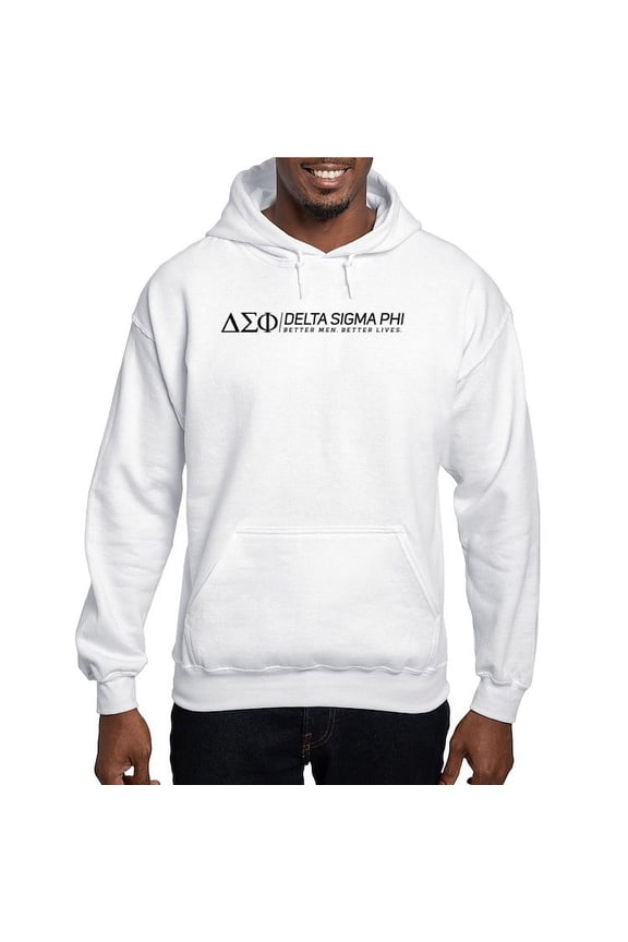 - Delta Sigma Phi Black Logo Sweatshirt - Pullover Hoodie, Hooded Sweatshirt