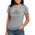thumbnail image 1 of CafePress - Delta Sigma Phi Black Stacked Logo T Shirt - Womens Tri-blend T-Shirt, 1 of 4
