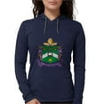 thumbnail image 1 of CafePress - Delta Sigma Phi Coat Of Arms Long Sleeve T Shirt - Womens Hooded Shirt, 1 of 3