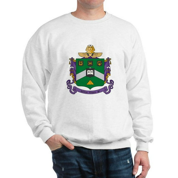 CafePress - Delta Sigma Phi Coat Of Arms Sweatshirt - Crew Neck Sweatshirt
