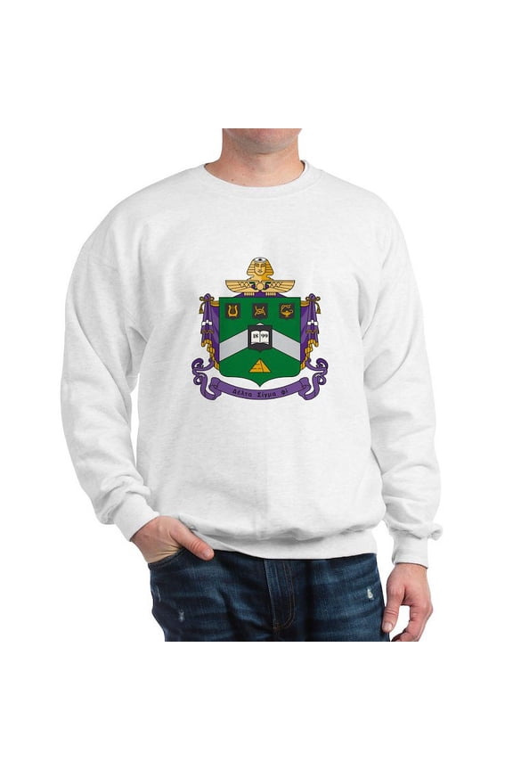 - Delta Sigma Phi Coat Of Arms Sweatshirt - Crew Neck Sweatshirt