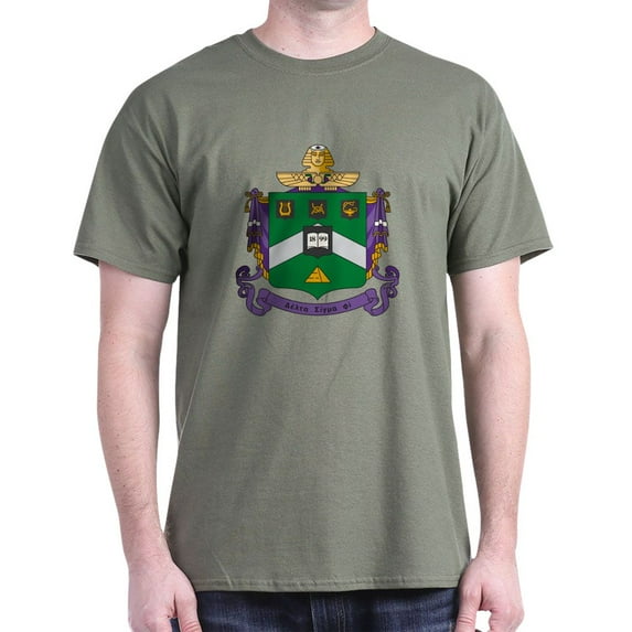 CafePress - Delta Sigma Phi Coat Of Arms T Shirt - Men's Classic Graphic Cotton T-Shirt