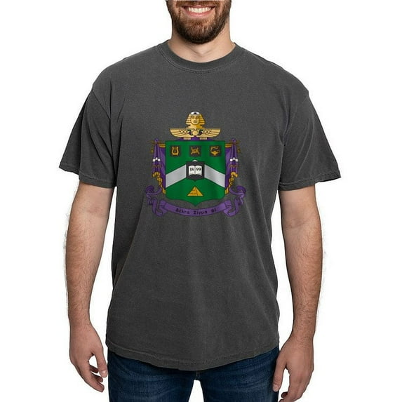 CafePress - Delta Sigma Phi Coat Of Arms T Shirt - Mens Comfort Colors Shirt