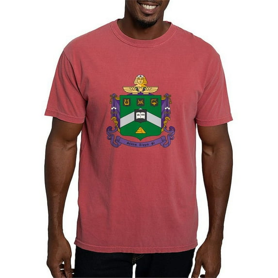 CafePress - Delta Sigma Phi Coat Of Arms T Shirt - Mens Comfort Colors Shirt
