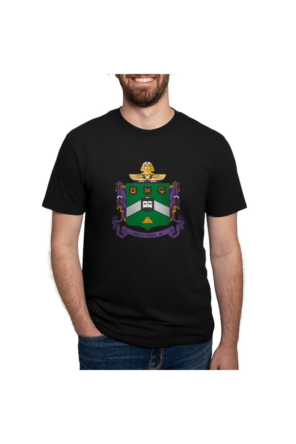 - Delta Sigma Phi Coat Of Arms T Shirt - Mens Tri-blend T-Shirt