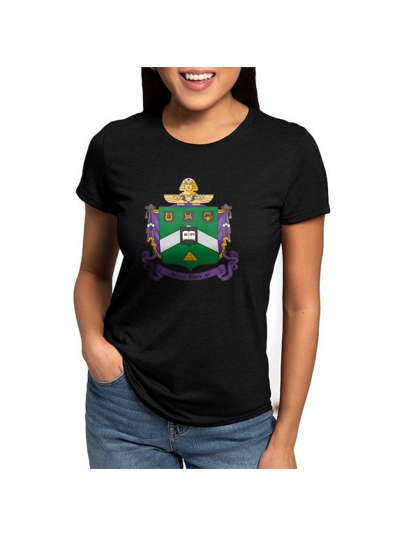 - Delta Sigma Phi Coat Of Arms T Shirt - Womens Tri-blend T-Shirt