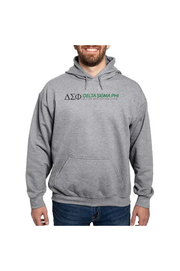 - Delta Sigma Phi Color Logo Sweatshirt - Pullover Hoodie, Hooded Sweatshirt