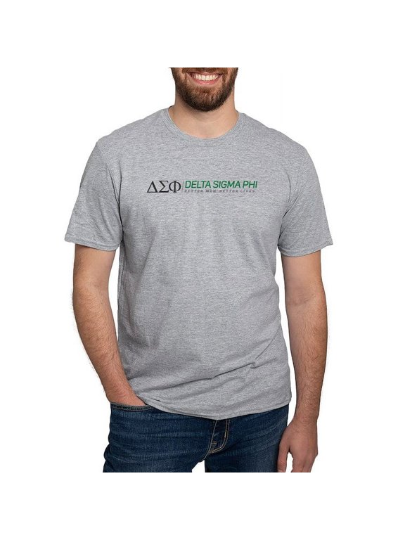 - Delta Sigma Phi Color Logo T Shirt - Fitted T-Shirt, Vintage Fit Soft Cotton Tee