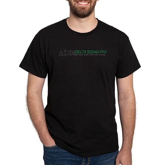 CafePress - Delta Sigma Phi Color Logo T Shirt - Men's Classic Cotton T-Shirts