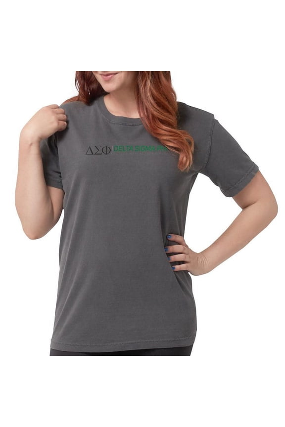- Delta Sigma Phi Color Logo T Shirt - Womens Comfort Colors® Shirt