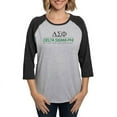 thumbnail image 1 of CafePress - Delta Sigma Phi Color Stacked Logo Long Sleeve T Shirt - Womens Baseball Tee, 1 of 4