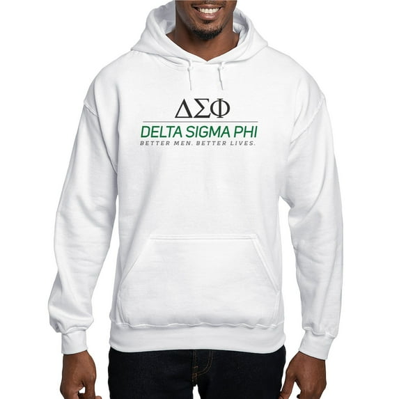 CafePress - Delta Sigma Phi Color Stacked Logo Sweatshirt - Pullover Hoodie, Hooded Sweatshirt