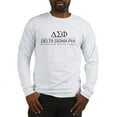 thumbnail image 1 of CafePress - Delta Sigma Phi Grayscale Stacked Logo Long Sleeve T Shirt - Unisex Cotton Long Sleeve T-Shirt, 1 of 4