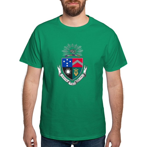 CafePress - Delta Tau Delta Coat Of Arms T Shirt - Men's Classic Graphic Cotton T-Shirt