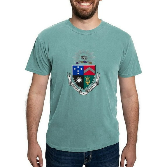 CafePress - Delta Tau Delta Coat Of Arms T Shirt - Mens Comfort Colors Shirt