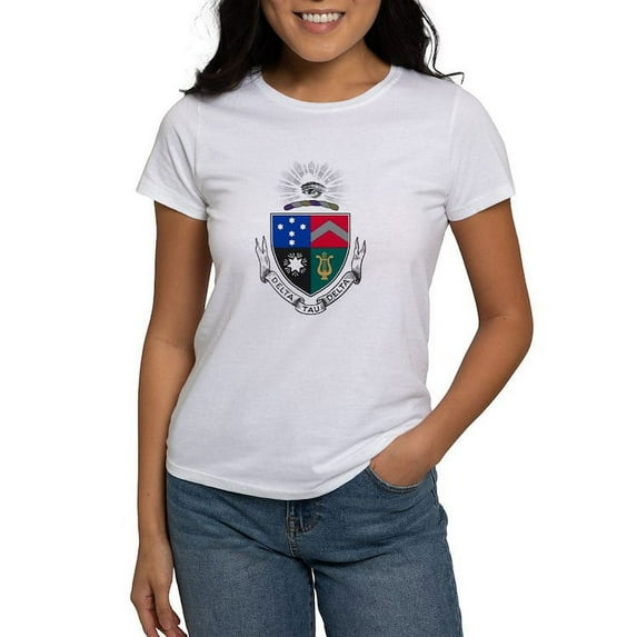 CafePress - Delta Tau Delta Coat Of Arms T Shirt - Women's Classic T-Shirt