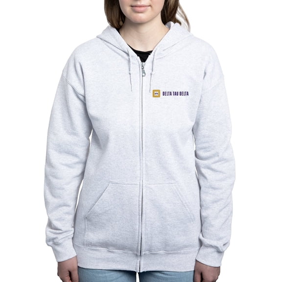 CafePress - Delta Tau Delta Full Color Signature Sweatshirt - Women's Zip Hoodie