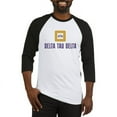 thumbnail image 1 of CafePress - Delta Tau Delta Full Color Stacked Signature Baseball Jersey - Cotton Baseball Jersey, 3/4 Raglan Sleeve Shirt, 1 of 4