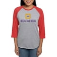 thumbnail image 1 of CafePress - Delta Tau Delta Full Color Stacked Signature Long Sleeve T Shirt - Womens Baseball Tee, 1 of 4